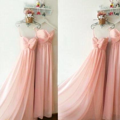 Bush Pink Bridesmaid Dress,inexpensive Peach..