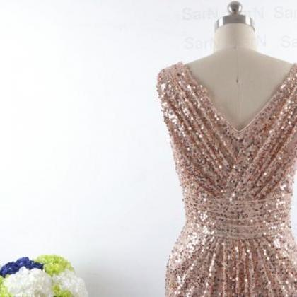2015new Sequin Long Bridesmaid Dresses, Couture..
