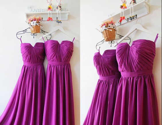 Purple Bridesmaid Dress,long Chiffon Bridesmaid Dress,bridesmaid Dress Under 100,elegant Sexy Bridesmaid Dress,prom Dress,bridesmaid Dresses